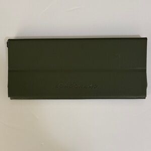 Longchamp Olive Green hard case for glasses